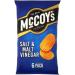 Crisps Snack Variety Bundle Consisting of McCoy's Salt & Malt Vinegar Crisps 6x25g Cheddar & Onion Crisps 6x25g and Flame Grilled Steak Crisps 6x25g (18 individual bags) - Buy Online on GoSupps.com