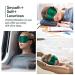 LC-dolida Silk Sleep Mask for Improved Sleep and Eye Care - Hypoallergenic, Cooling Gel, Heated Gel - Green - Buy Online on GoSupps.com