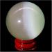 Ornament 1pc Natural White Cat Eye Stone Quartz Crystals Sphere Balls for Gift (Color : 1pc 90-100mm) - Buy Online on GoSupps.com