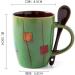Ceramic Coffee Mug Tea Cup Premium Ceramic Coffee Mug Tea Cup Water Cup Mug Ceramic Coffee Mug with Spoon Blue Box Tea Cup Pottery Mugs Gift and Home Cups Set (Color : C) (Color : C) ( Color : C ) - Buy Online on GoSupps.com