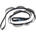AZURELIFE 11-Loop Half Elastic Stretch Strap for Yoga, Physical Therapy & Dance - Gray | Instruction Guide Included - Buy Online on GoSupps.com
