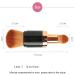 Foundation Makeup Brush Double-ended Makeup Brush Mixing Liquid Powder Concealer Makeup Blush Brush (Brown+Pink) - Buy Online on GoSupps.com