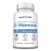 D Mannose Capsules - Fast Acting 1400 MG Extra Strength DMannose Capsule for Bladder Health with Potent Cranberry Extract and Hibiscus Flower Supports UTI Relief - Gluten-Free  Non-GMO Supplements