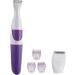 2 in 1 Waterproof Women Hair Trimmer Electronic Washable Hair Trimmer Clipper for Bikini Line Wet and Dry Use Purple - Buy Online on GoSupps.com