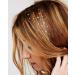 Hair Charms Jewelry - Silver Glitter Stones Stickers | 2 Sheet Pack for Stunning Hairstyles - Buy Online on GoSupps.com