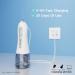 Cordless Water Flosser 300ML - Rechargeable & Portable Oral Irrigator with 5 Modes - IPX7 Waterproof Teeth Cleaner for Travel & Home - 6 Nozzle Tips Included (White) - Buy Online on GoSupps.com