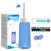 Nasal Irrigation System-300ml 10oz Nasal Wash Bottle Sinus Rinse Bpa-Free for Adult & Kid with 20 Nasal Wash Salt Packets and Sticker