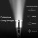 2 Pack 1200 Lumens Diving Flashlight | IPX8 Waterproof Dive Light with L2 LED Torch | Rechargeable Power | Ideal for Scuba, Snorkeling, and Underwater Sports - Buy Online on GoSupps.com