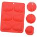 Alipis Christmas Baking Molds Silicone Molds Biscuits Dessert Bakeware Santa Claus Cake Mold Fudge Set - Buy Online on GoSupps.com