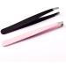 Professional Eyebrow Tweezers Set - 2 Piece Slanted Stainless Steel Hair Remover Kit | International Shipping - Buy Online on GoSupps.com