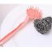 kesurpae ABS Steel Wire Cleaning Brush Portable Long Handle Washable Reusable Household Kitchen Cooking Bench Plate Brushes Purple - Buy Online on GoSupps.com