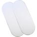 BabyPrem Moses Baskets Bassinet 2 Cotton Fitted Sheet 76 x 28cm 2 WHITE