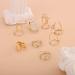 Rumtock Crystal Beads Gold Protective Ring - Boho Nail Cap Jewelry for Women/Girls - Buy Online on GoSupps.com