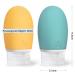 Shop OPRET 3-Piece Silicone Travel Bottle Set | 60ml Leakproof BPA-Free TSA-Tested | Portable Containers for Shampoo & Cream | Colorful Yellow Cyan Pink - Buy Online on GoSupps.com