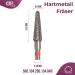 KMIZ Professional Hard Metal Milling Cutter Round Cone - Fine Red Ring for Gel & Acrylic Nail Drill - 500.104.200.134.040 - Ideal for Manicure & Pedicure - Buy Online on GoSupps.com