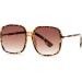 Shop Kaeoisfu Oversized Quadratic UV400 Reading Sunglasses for Women - Large Anti-UV Fashion Sun Readers in Multi-Color Brown Lentils 2.0 Diopters - Buy Online on GoSupps.com