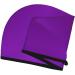 Buy Solid Color Dark Purple Dry Hair Cap - Super Absorbent Elastic Wrap for Long Thick Hair | Quick Dry for Girls & Women - Buy Online on GoSupps.com