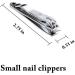 Portable Nail and Toenail Clipper in Stainless Steel with Nail File and Pick Sharp and Durable Suitable for Nail Grooming Multifunctional - Buy Online on GoSupps.com