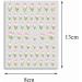 Decor Nail Design Tulip DIY Manicure 3D Holographic Flower Nail Stickers(5) Style05 - Buy Online on GoSupps.com