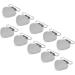 Heart Shaped Metal Inserts for Pacifier Holders - 10pcs DIY Suspender Clips - Buy Online on GoSupps.com