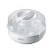 Nuby Microwave Baby Bottle Steriliser - 4 Minute Sterilising Cycle | Keeps Contents Sterile for 24hrs | Kills 99.9% of Germs (White)