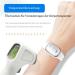 Feloyal Mosquito Protection Bracelet - Rechargeable Waterproof Ultrasound Body Temperature Display for Adults & Children | Effective Mosquito Defense for Indoor & Outdoor Use - White - Buy Online on GoSupps.com