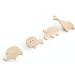 PLT 4-Piece Animal Handles for Children's Furniture - Untreated Oak Knobs (Elephant Lion Hippo Giraffe) - Perfect for Drawers & Cupboards - Ideal Gift for Kids' Rooms - Buy Online on GoSupps.com
