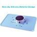 JiangYanus Waterproof Silicone Pet Feeding Mat - Non Slip Dog Cat Bowl Tray for Food and Water - 16.1 x 12.2 inch Pink - Buy Online on GoSupps.com