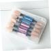 Mikinona Make Eye Shadow Brush 10pcs Women Makeup Brush Cosmetics Eye Shadow Brush Double Head Applicator Miss Blending Brush - Buy Online on GoSupps.com