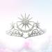 FRCOLOR Rhinestone Star Moon Tiara Crown for Women Girls - Silver Wedding Brides Jewelry Headwear - Buy Online on GoSupps.com