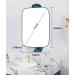 TOUCHBeauty 3X Shower Mirror with Razor Holder - 360 Degree Swivel, Larger Size 11, Blue Men's Bathroom Accessories - Buy Online on GoSupps.com