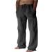 Men's Casual Cotton Linen Cargo Pants | Relaxed Fit Drawstring Stretch Trousers | XX-Large Dark Gray - Buy Online on GoSupps.com