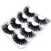 4 Pairs of Soft Real Hair False Eyelashes - Thick & Long 3D Fiber #06 - International Shipping Available - Buy Online on GoSupps.com