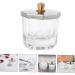 VINTORKY Nail Cup Nail Dish Cup Nail Liquid Holder Acrylic Nail Supplies Dappen Dish for Acrylic Nails Nail Dappen Dish Acrylic Nail Tools Manicure Nail Dish Saucer Cup Toning Glass - Buy Online on GoSupps.com