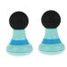Fomiyes 2 sets mini massage device Mini muscle massage device Electrical aperture Fitness massage device full body massage device.