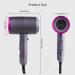 Ionic Hair Dryer with Diffuser Constant Temperature Not Hurting Hair Ionic Hammer Hair Dryer 1400W Negative Ionic Hairdryers Hair Care Hair Dryers - Buy Online on GoSupps.com