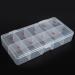 OLACD Grids Tip Box 10 Organizer Art Nail Transparent Reusable Number Empty Clear Nail Plastic Display False Number - Buy Online on GoSupps.com