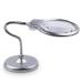 LED Illuminated Desktop Glass 2X 5X Double HD Lens with Light Metal Hose for Seniors Students Reading Repair High Grade Gift for Industrial Electronics Laboratory Good Times