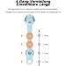 Shop Rospretty Silicone Baby Feeding Bibs - Pack of 3 Adjustable Waterproof & Safe for Boys & Girls - Buy Online on GoSupps.com