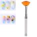 Nail Art Pen - Dekaim Fan-Shaped Glitter Flower Brush for Gradient Painting & Manicure (White) | International Shipping - Buy Online on GoSupps.com