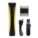 Hair Clippers Electric Hair Clipper Rechargeable Professional Hair Clipper Electric Beard Trimmer Adjustable Hair Clipper Men's Styling Trimme(Yellow)