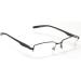 Kerecsen Progressive Multifocus Reading Glasses - Metal Half Frame Black 2.0 Diopters - International Shipping Available - Buy Online on GoSupps.com