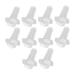 WOFASHPURET 10pcs Veterinary Nasal Dropper Make up kit White Rose Vibration Suction Nasal moisturizing Spray Nasal Atomizers Devices Pigs Vaccine Injection Tools Pigs Injection Equipment brine