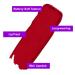 Organic Almond Chapstick Lip Balm - Heritage Dark Red - Moisturizing Makeup Butter for Young Women - Cute & Bold Lip Care Set - Buy Online on GoSupps.com