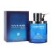 prime craft Your Men Blue Long Lasting 100ml Men Perfume Aromatic Warm Spicy & Powdery Soothing Fragrance