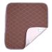 Ultra Waterproof Washable Seat Pad (20 x 22 Inch) for Incontinence - Seniors, Adult, Children, or Pet Underpad - Triple Layer Chair Cover Protector, 24 Ounce Absorbency (Brown) by BrightCare
