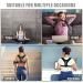 MYSEXY Posture Corrector Upper Back Brace for Women and Men - Neck Shoulder Back Support Brace for Pain Relief - Breathable & Adjustable - Chest sizes 30-48 - Buy Online on GoSupps.com