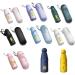 miduoidn 2-in-1 Portable Umbrella Waterproof Rain-proof Foldable Sunshade Sun Rain Pocket Sunscreen Windproof 5 Folds Protection Sky Blue - Buy Online on GoSupps.com