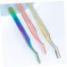 DOITOOL 6 Pcs Lady Tools - Pointed Tweezers & Lash Applicators for Eyelashes Eyebrows and Lip Gloss - Stainless Steel Pro Tweezers Set - Ideal Beauty Accessories for Perfect Makeup - Buy Online on GoSupps.com
