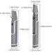 Men's Electric Hair Clipper Retractable USB Electric Body Hair Trimmer with Blades for Neck Back Face Bikini Groin - Buy Online on GoSupps.com